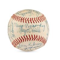 A 1957 Philadelphia Phillies Team Signed Autograph Baseball