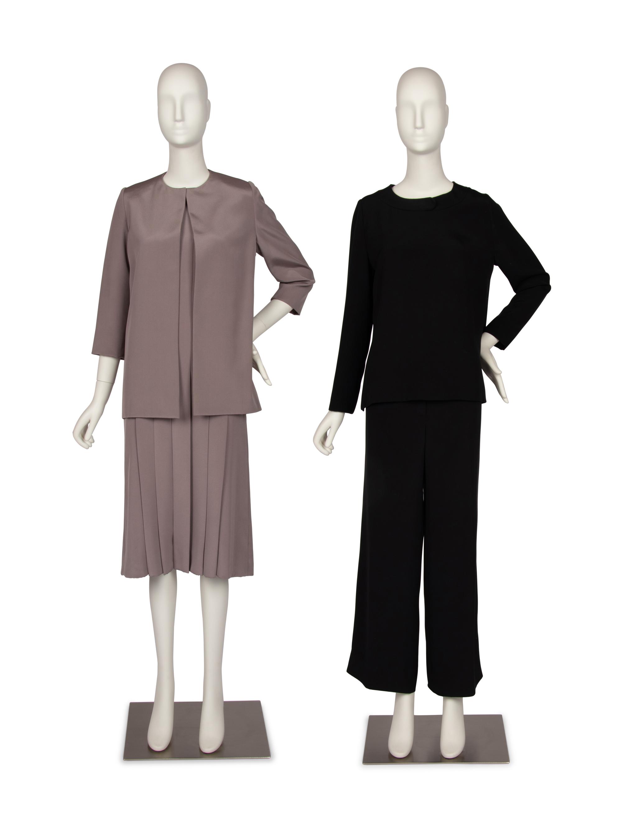 Two Christian Dior Haute Couture Two-Piece Ensembles. 2009-12