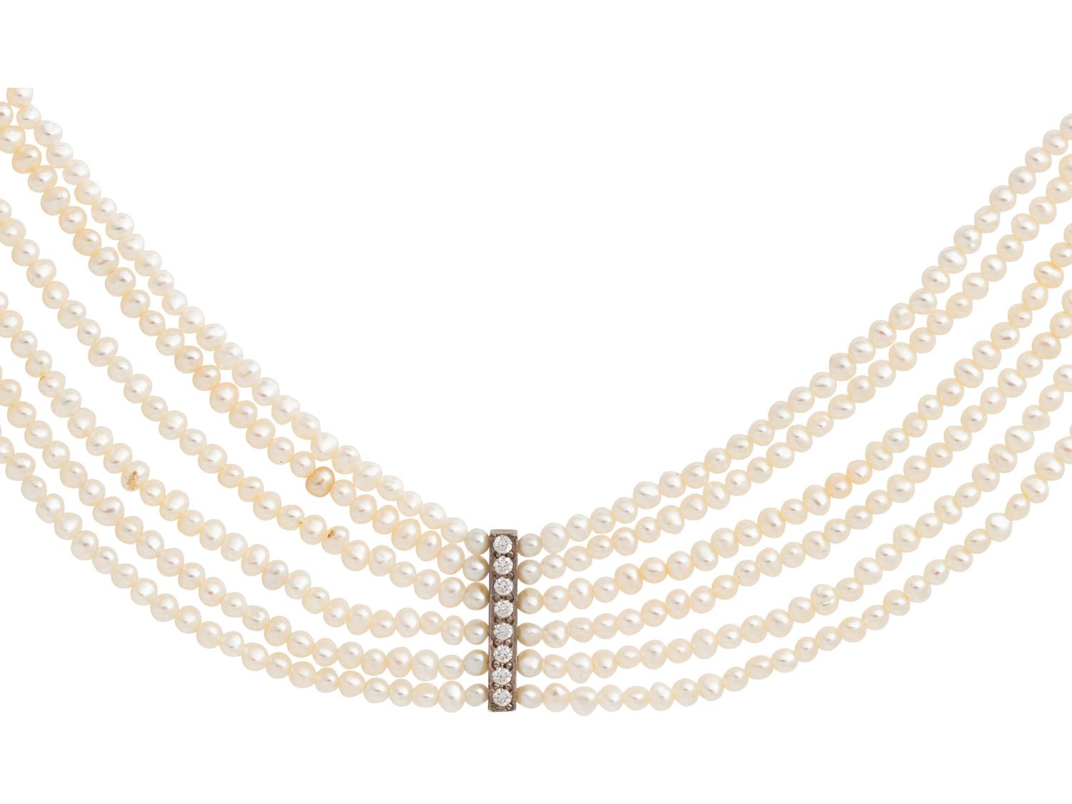 COLLECTION OF STERLING SILVER AND CULTURED PEARL JEWELRY