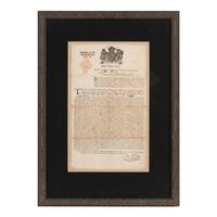 [Taxation - Massachusetts Bay]. Partly printed broadside signed ("J. Taylor") to Thomas Prentice, [Boston: Bartholomew Green and John Allen], 3 September 1706.