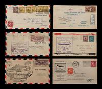 [FLIGHT COVERS] A Collection of United States Dispatched Zeppelin Flight Covers
