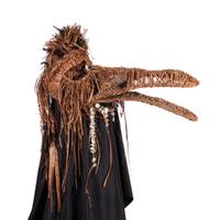 Woven Cedar Raven Potlatch Mask Height 20 x length 40 inches