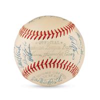 A 1959 Cleveland Indians Team Signed Autograph Baseball (Beckett Authentication Services Letter)