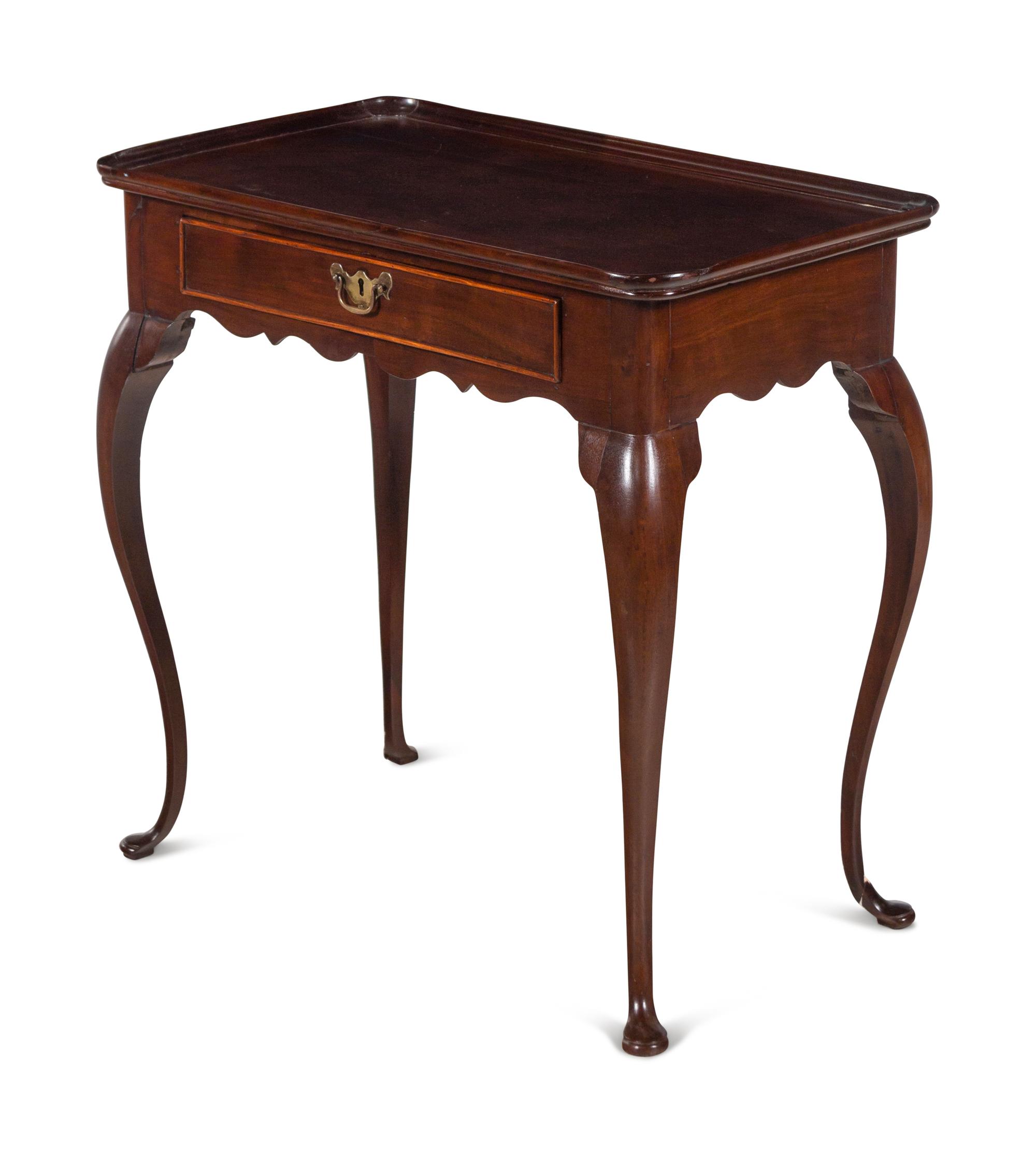 A Portuguese Mahogany Side Table