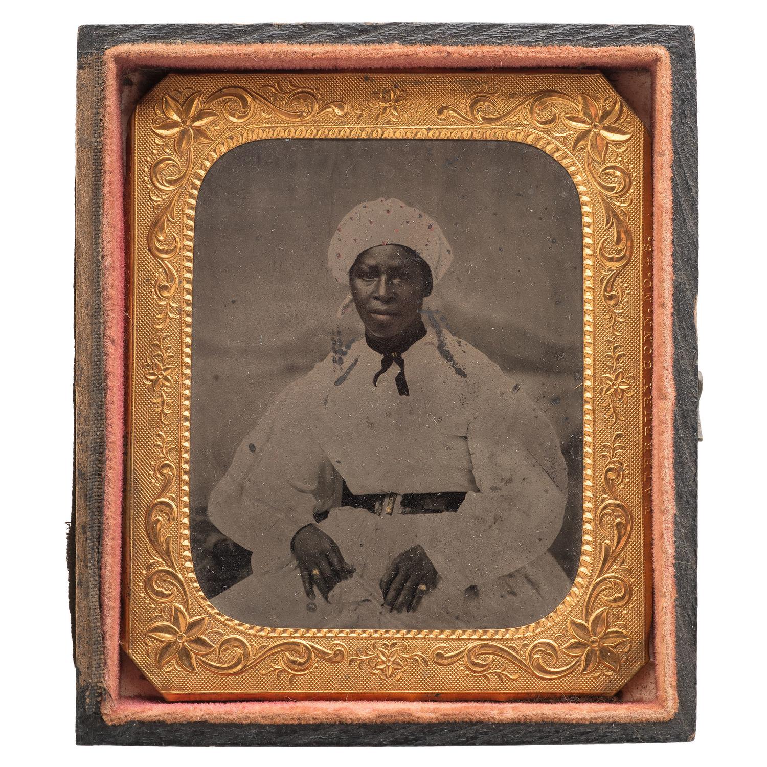 Sixth Plate Tintype of a Young African American Woman, Plus