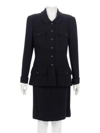 Chanel Wool Two-Piece Skirt Suit, Fall 1995