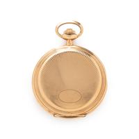 TAVANNES WATCH CO., 14K YELLOW GOLD POCKET WATCH