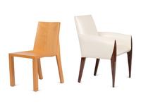 Ke-zu Armchair and Library Side Chair