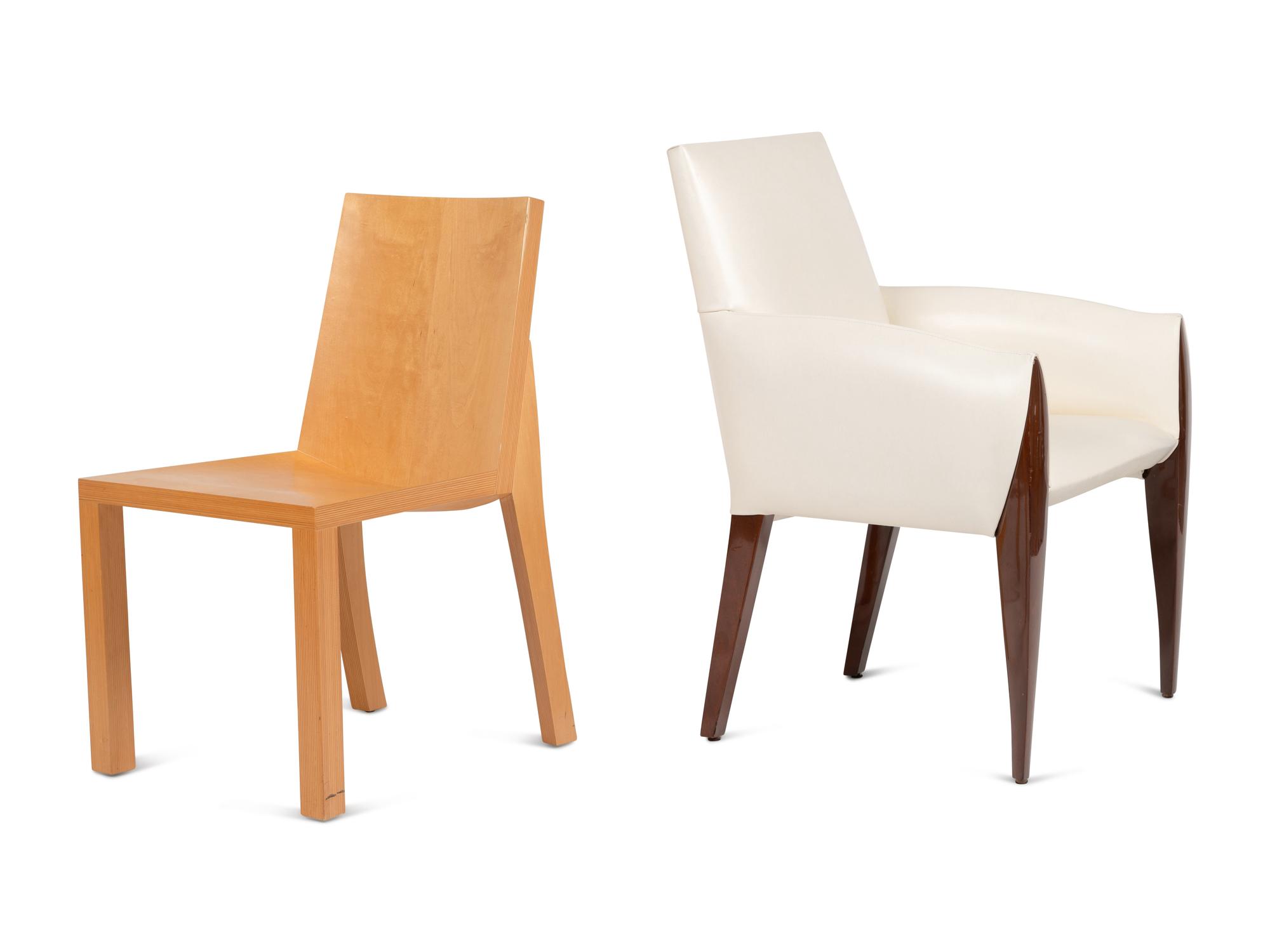 Ke-zu Armchair and Library Side Chair