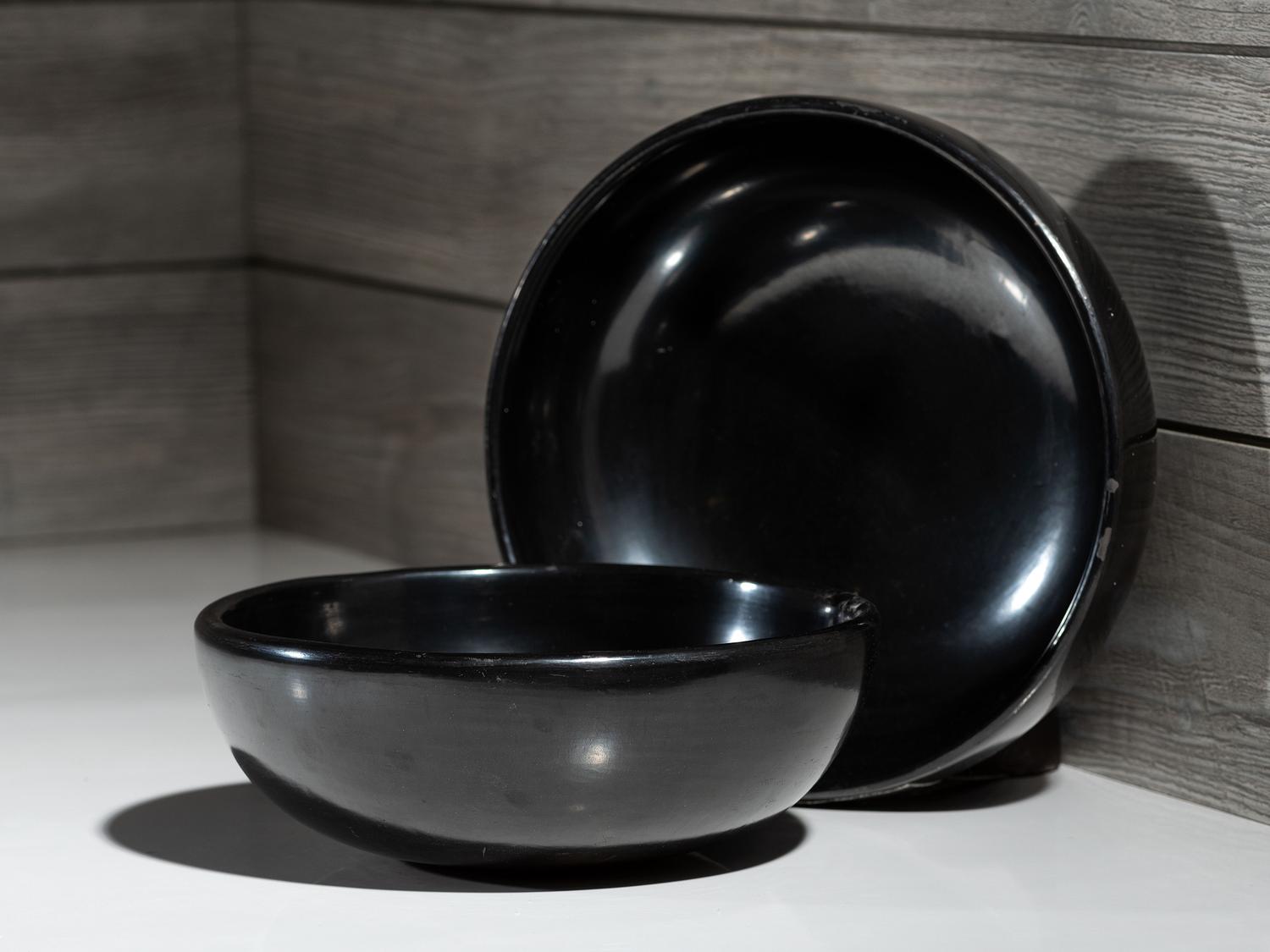 Blackware Pottery Bowls 1923-1925 and 1956-1965