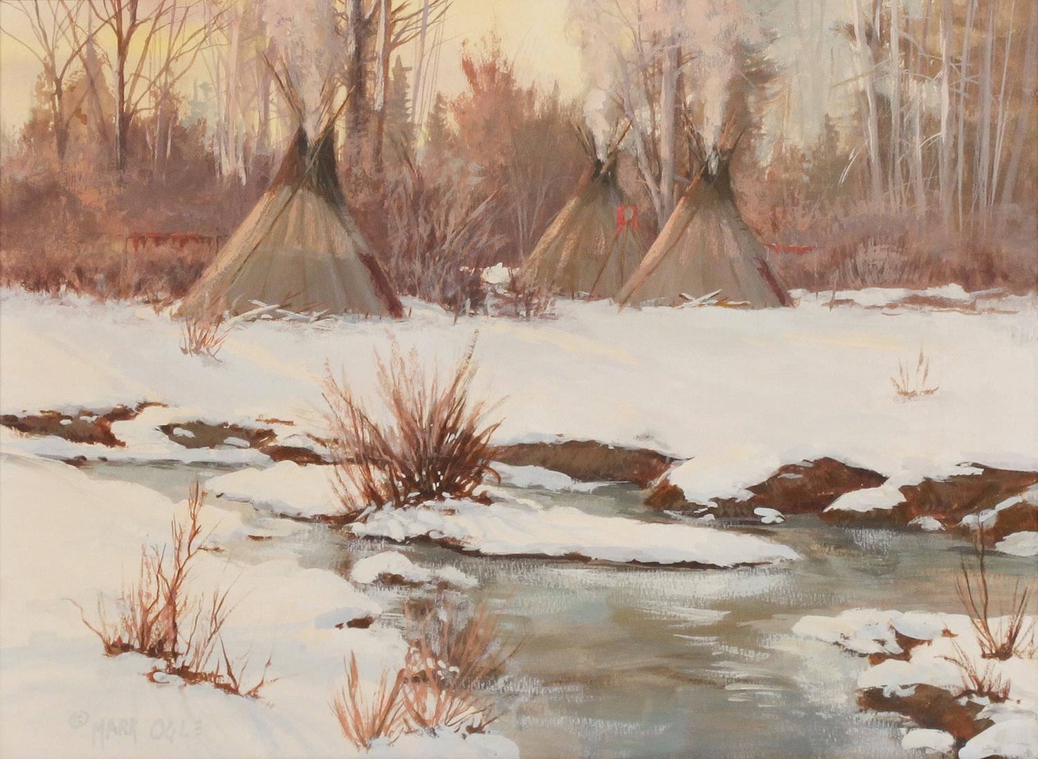 Marc Ogle, (American, b. 1952), Evening Camp