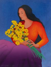 Maiden With Bouquet