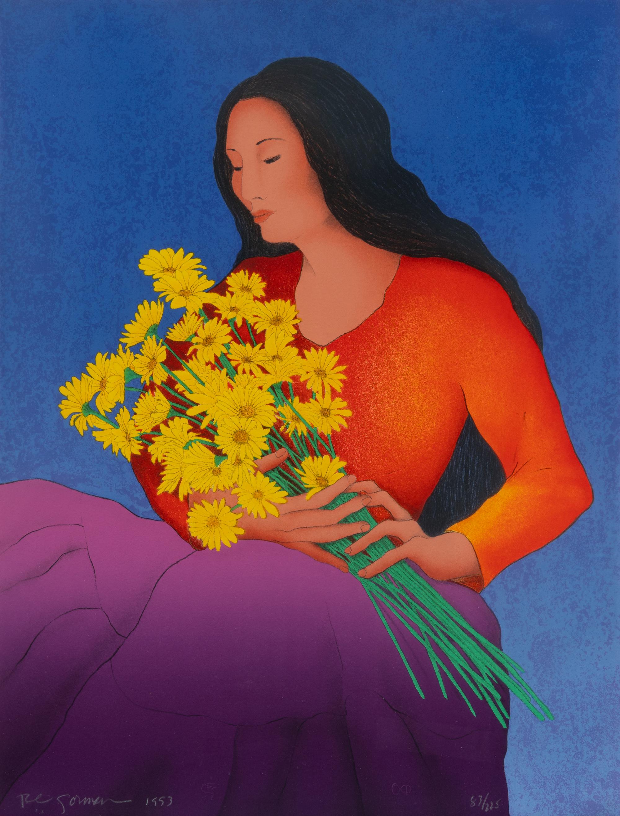 Maiden With Bouquet