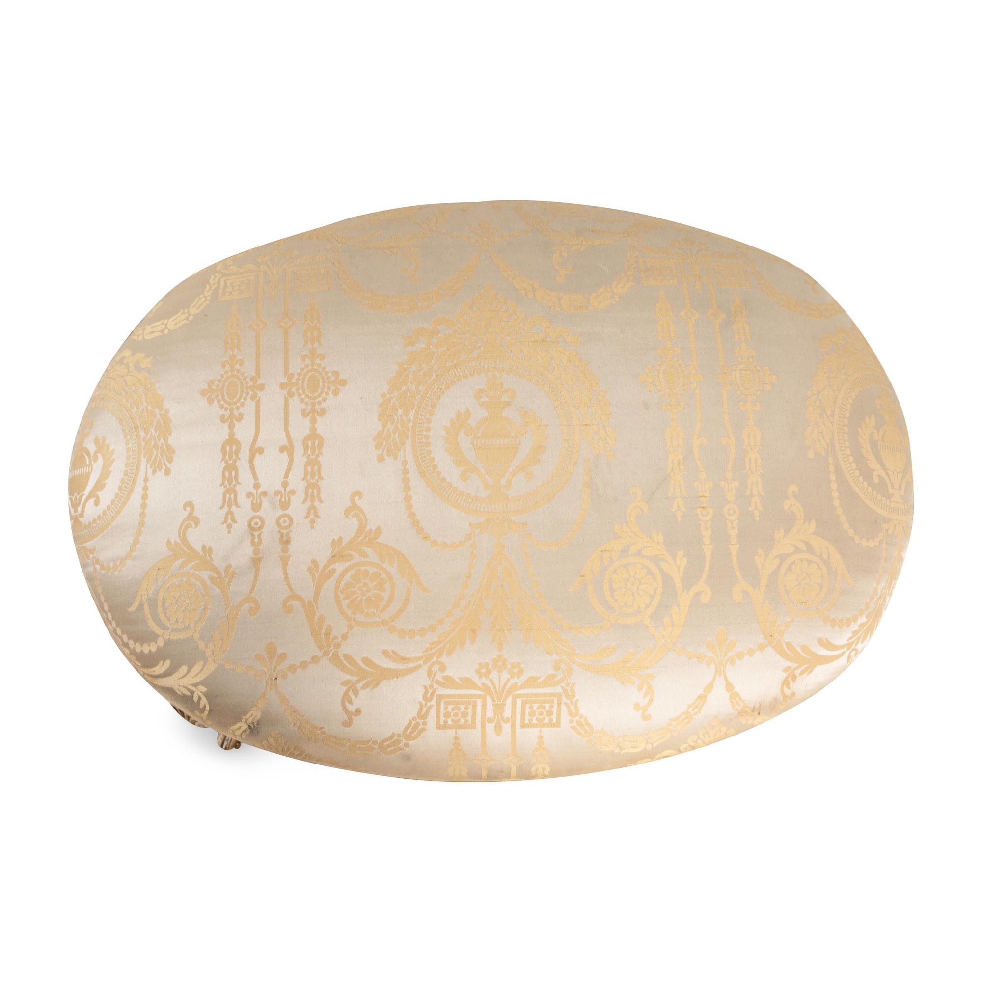 A Louis XV Style Painted Foot Stool