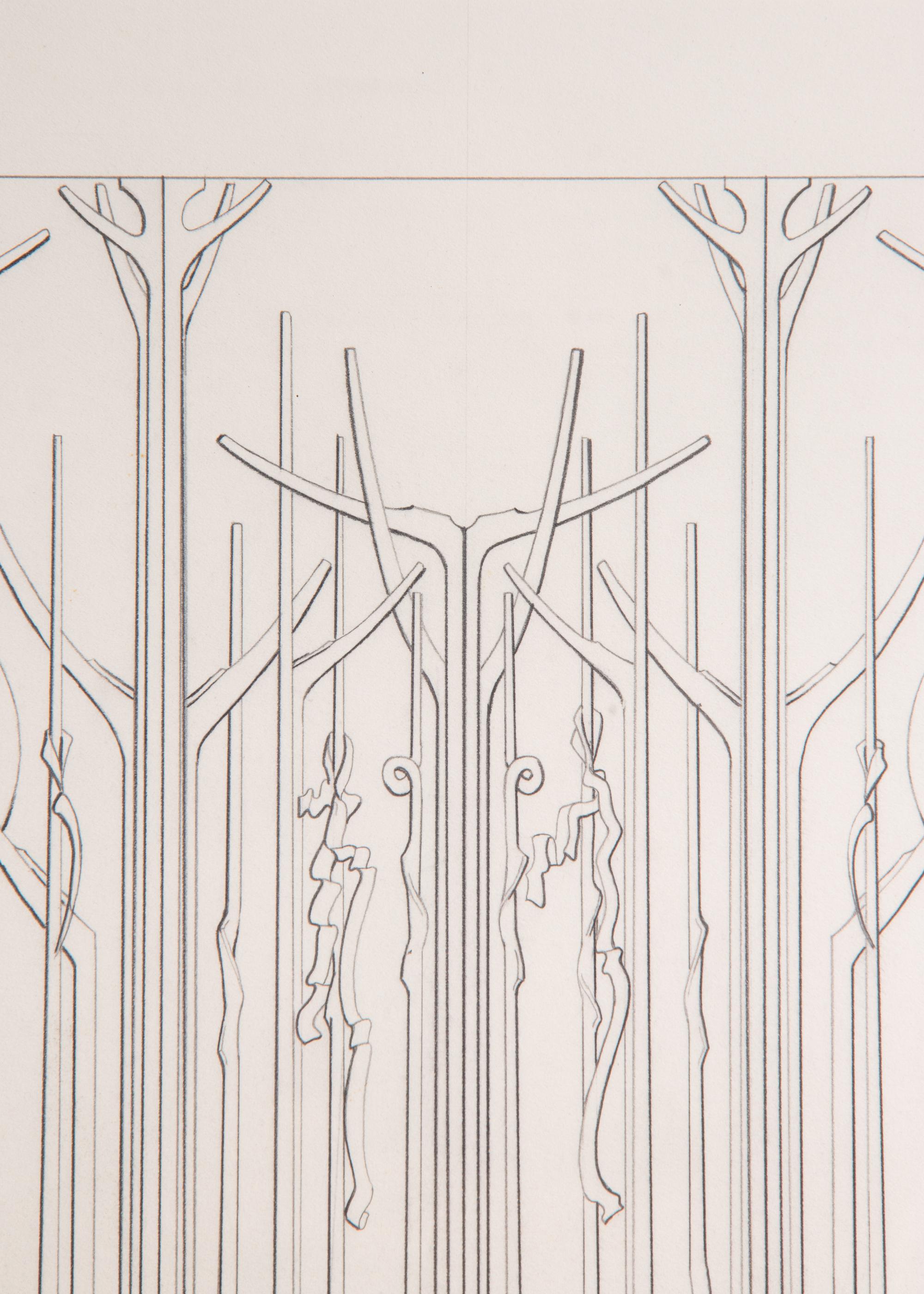 Proposal #1 for Memorial Gate, Ackland Art Museum, University of North Carolina at Chapel Hill , 1998