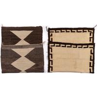 Navajo Double Saddle Blankets / Rugs