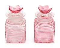 A Steuben Glass Dresser Set
