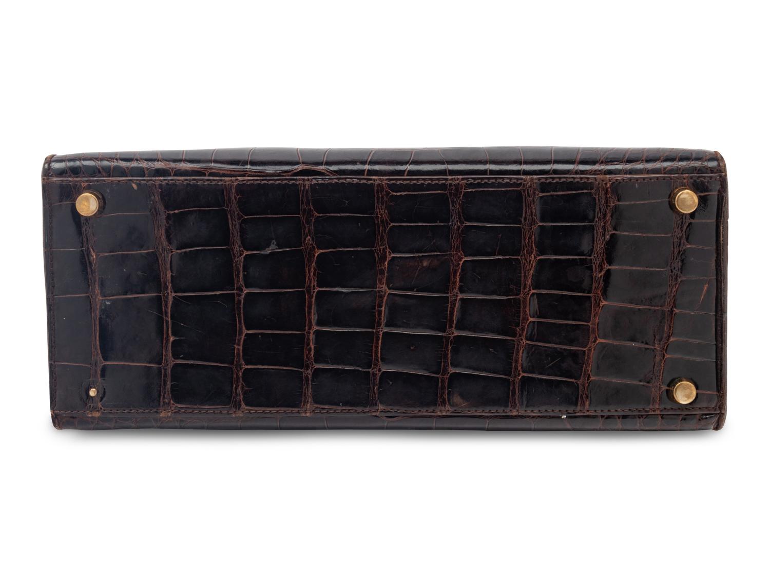 HERMÈS, CROCODILE KELLY 28