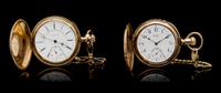 A Collection of Gold Filled Hunter Case Pocket Watches, Vacheron Constantin,