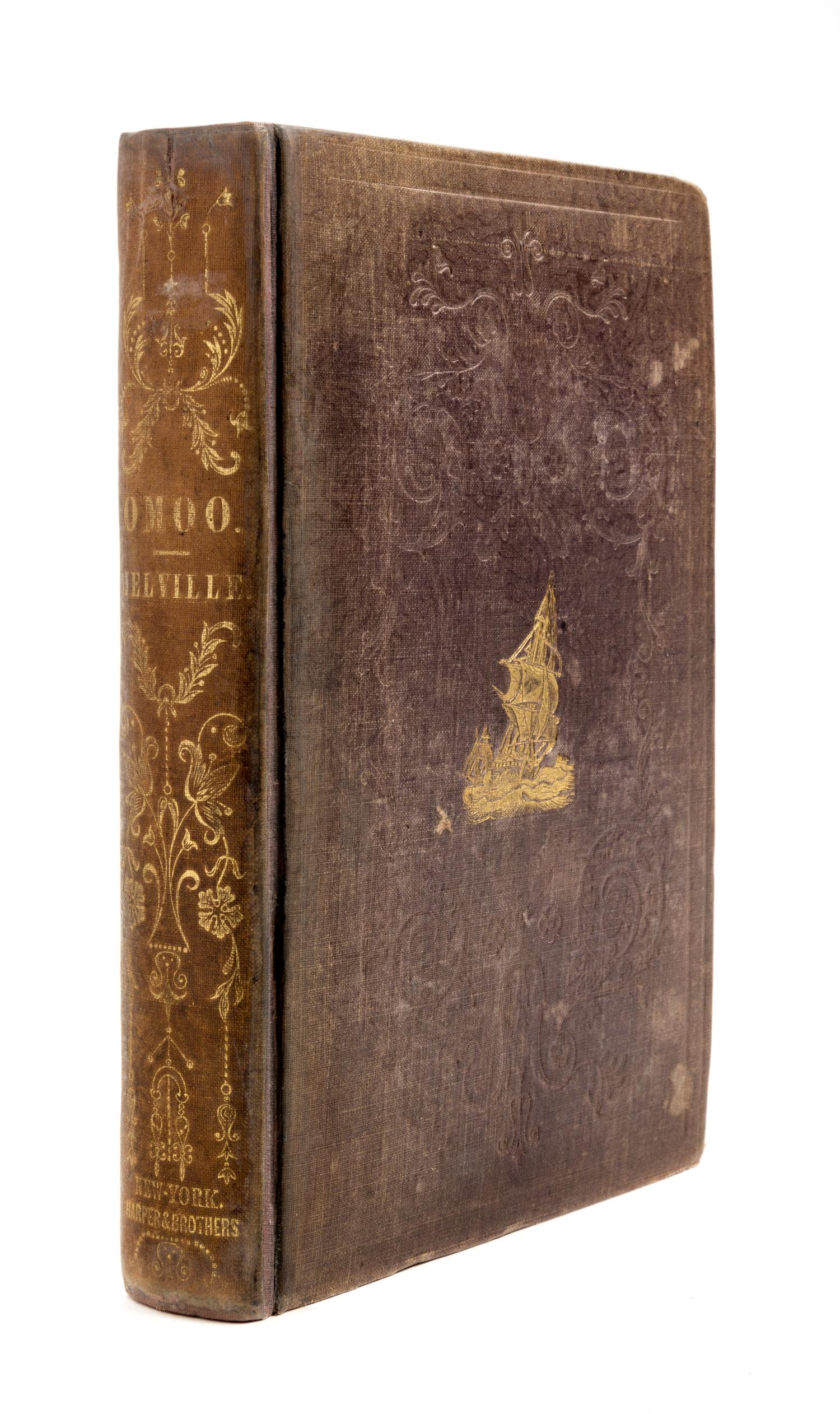 MELVILLE, HERMAN. Omoo. NY, 1847. First American edition.