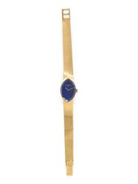 VACHERON & CONSTANTIN, 18K YELLOW GOLD AND LAPIS LAZULI WRISTWATCH
