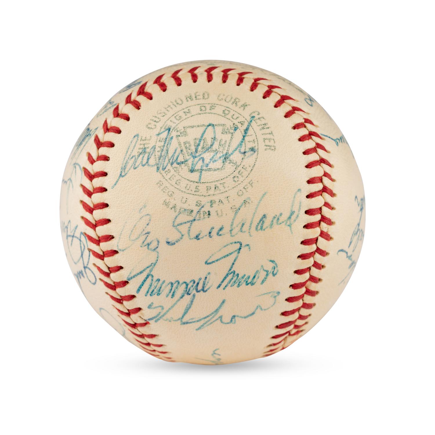 A 1959 Cleveland Indians Team Signed Autograph Baseball (Beckett Authentication Services Letter)