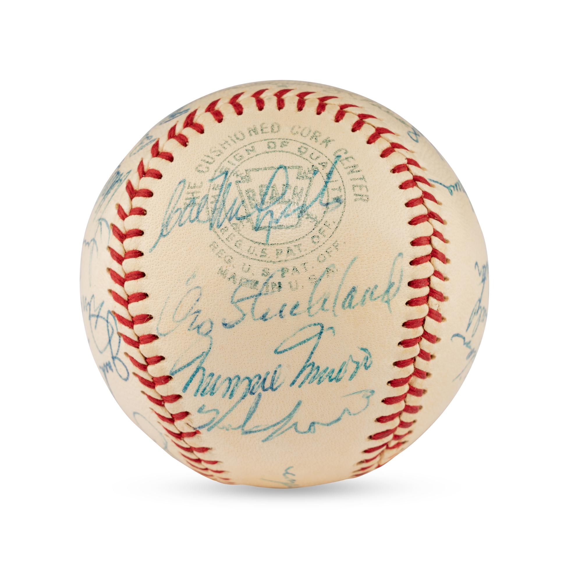 A 1959 Cleveland Indians Team Signed Autograph Baseball (Beckett Authentication Services Letter)