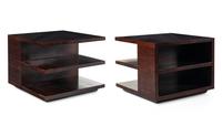 A Pair of Kerry Joyce Sculley Three-Tier Side Tables
