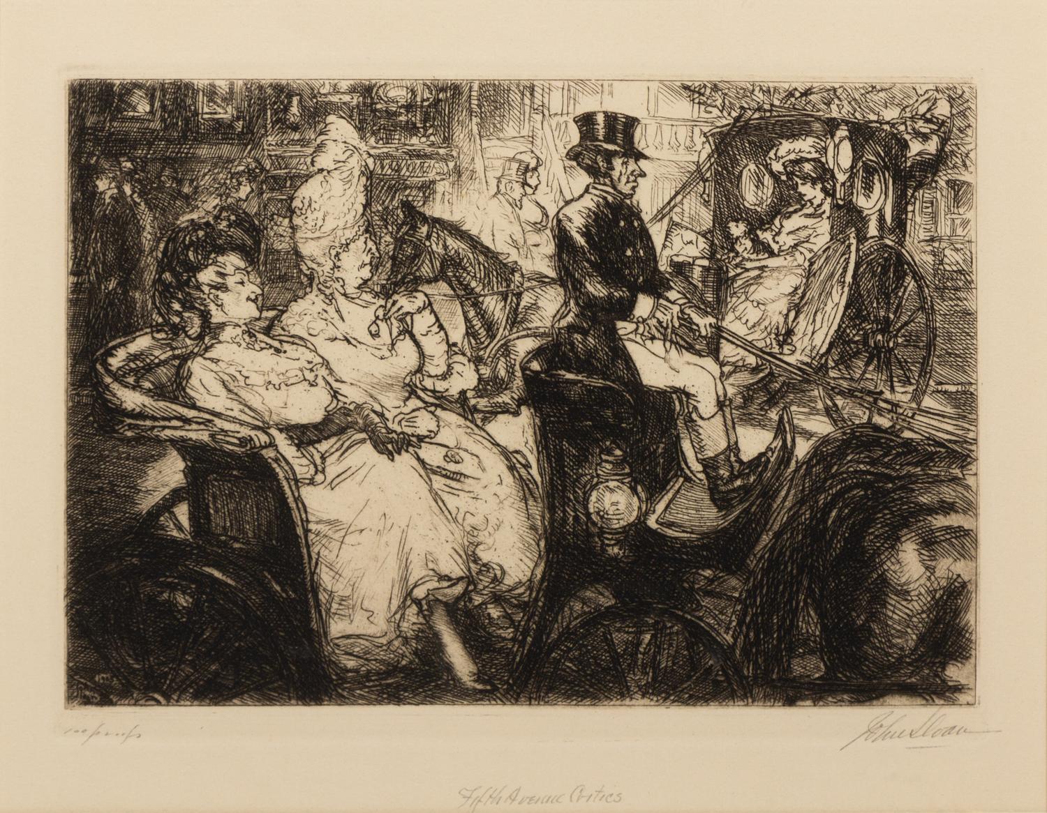 John French Sloan (American, 1871-1951) Fifth Avenue…