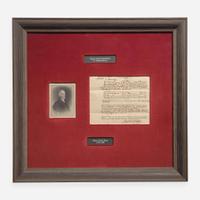 [Americana] [Declaration of Independence] Paine, Robert Treat, and Thomas Heyward Group of 2 Partially-Printed Documents, signed