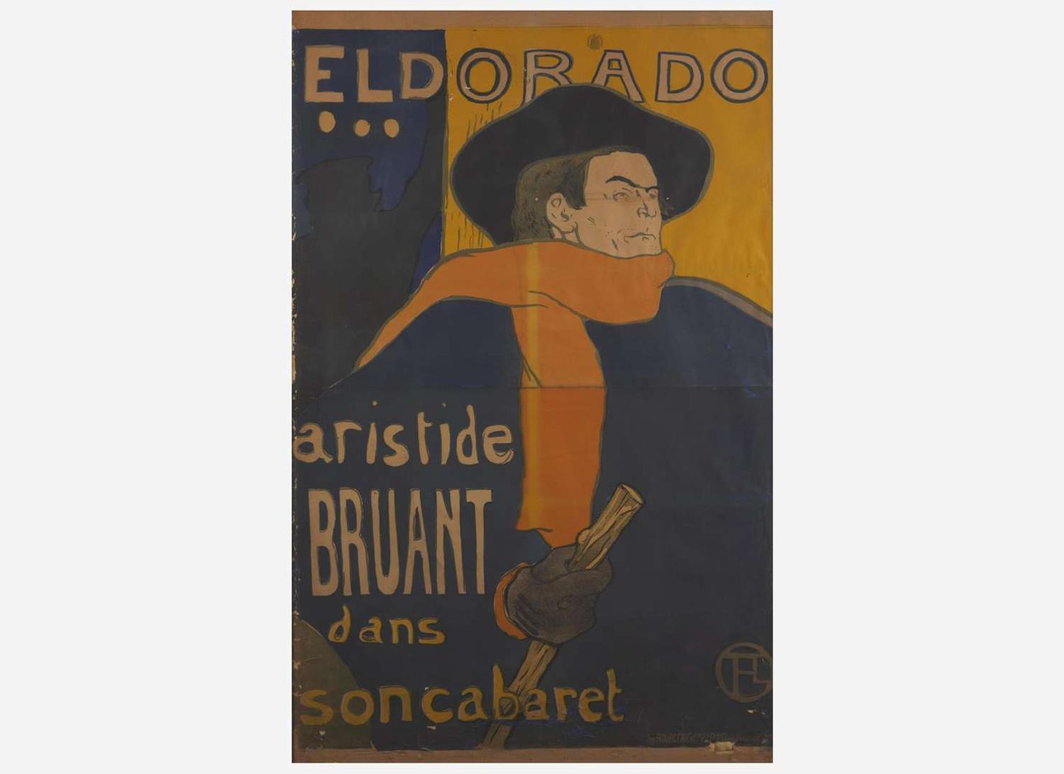 [Posters] Toulouse-Lautrec, Henri de: Eldorado Aristide Bruant