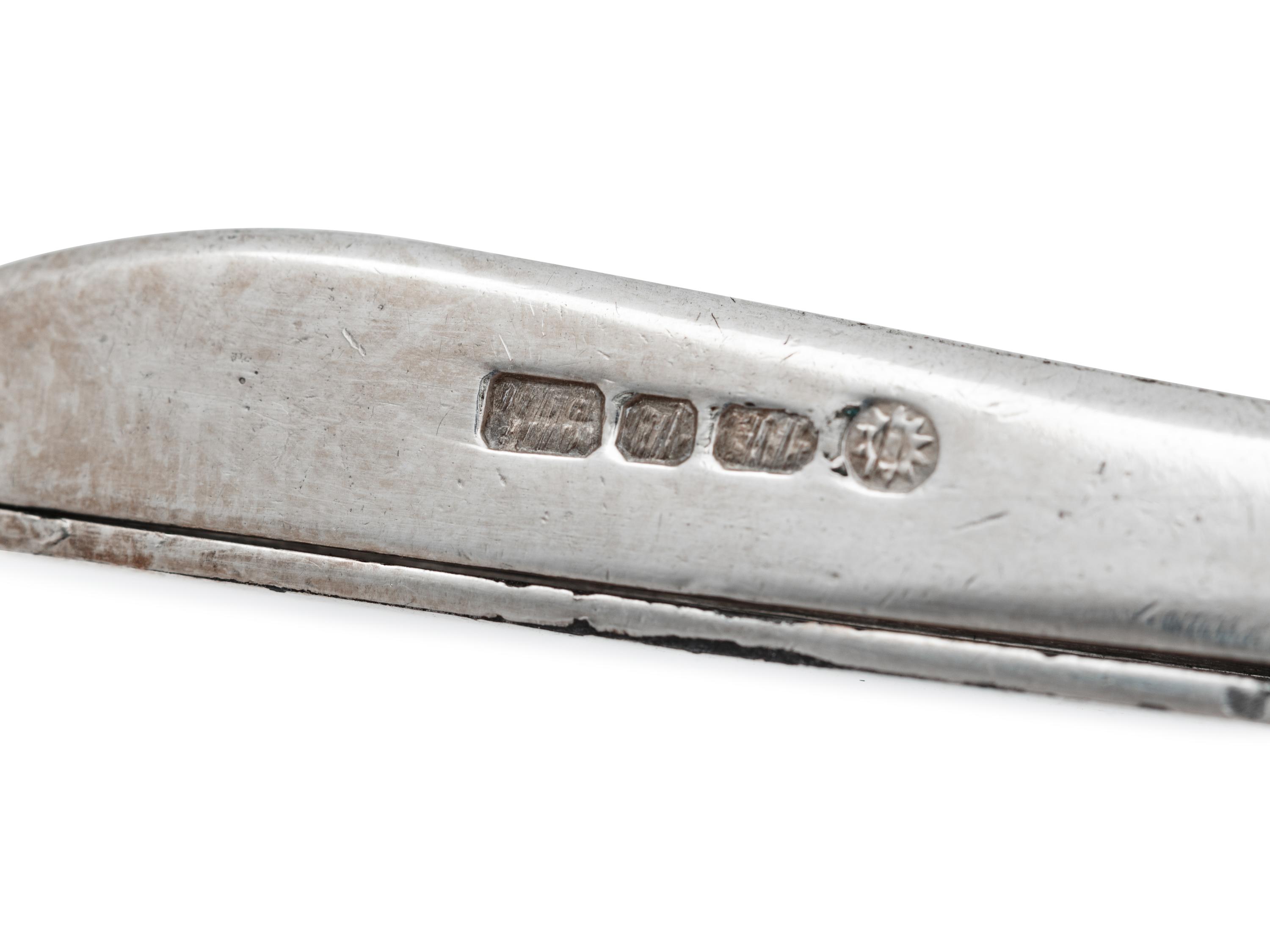 A Silver-Plate Grape Snips and Candle Snuff Scissor