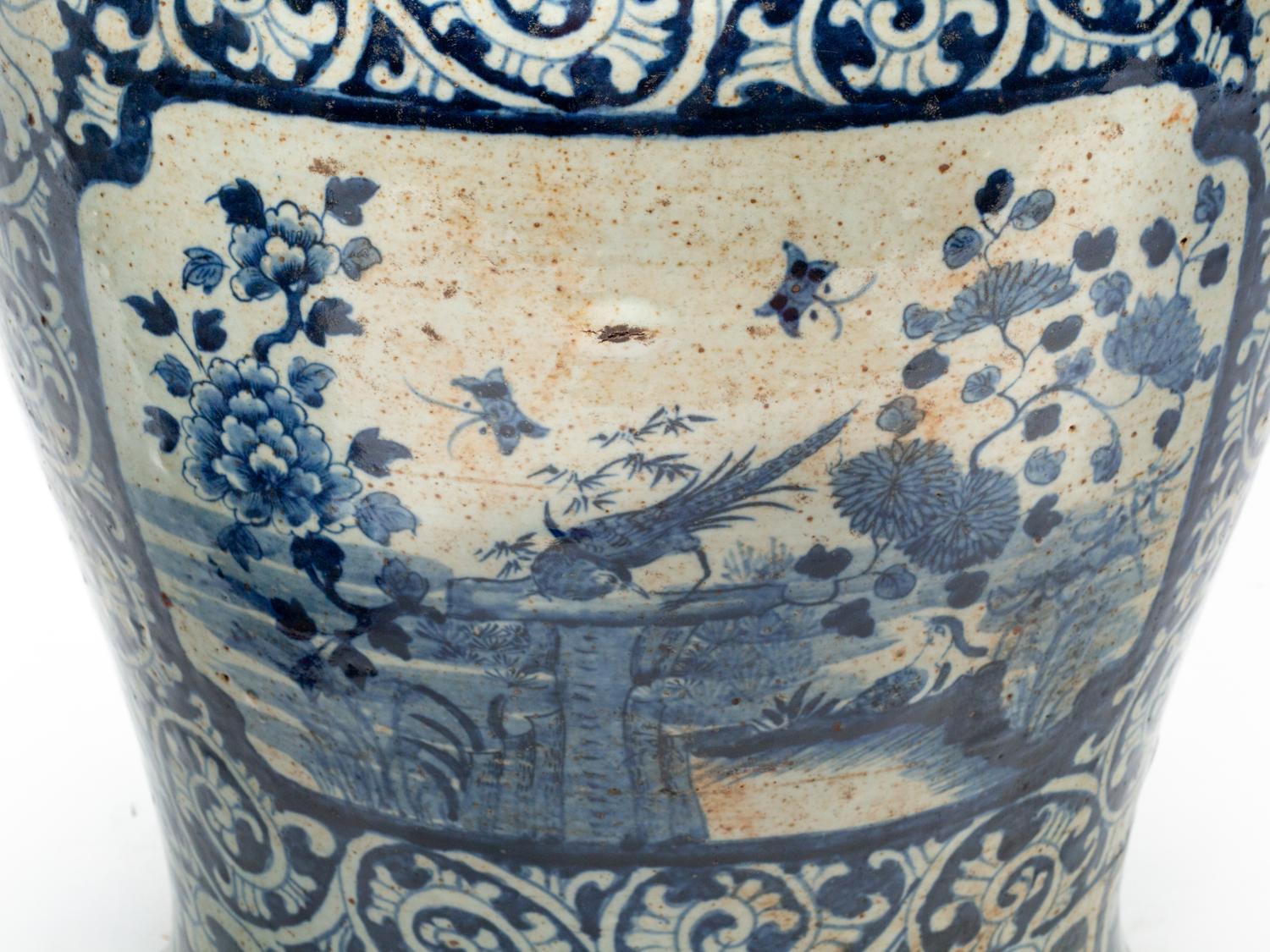 A Pair of Large Chinese Porcelain Jars
