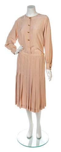 A Chanel Ballet Pink Skirt Ensemble,
