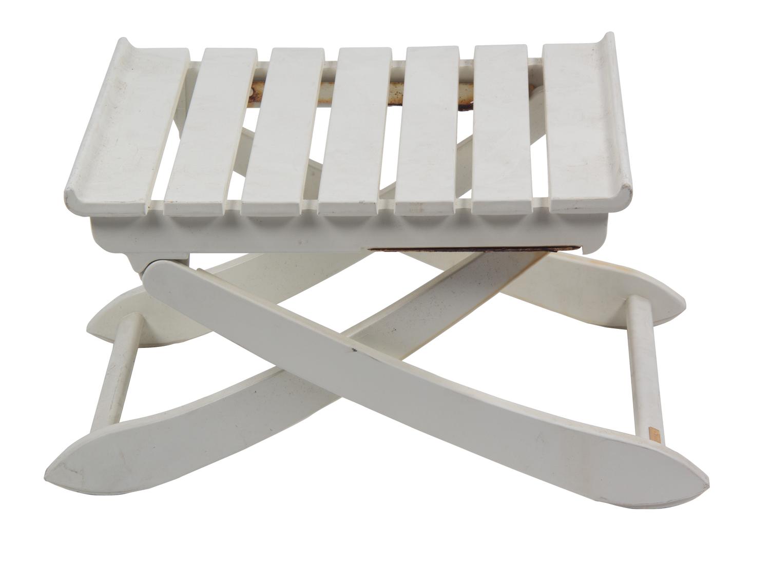A Collection of Pool Furniture Length of oval table 85 1/2 inches x width 37 1/2 inches x height 29 inches.