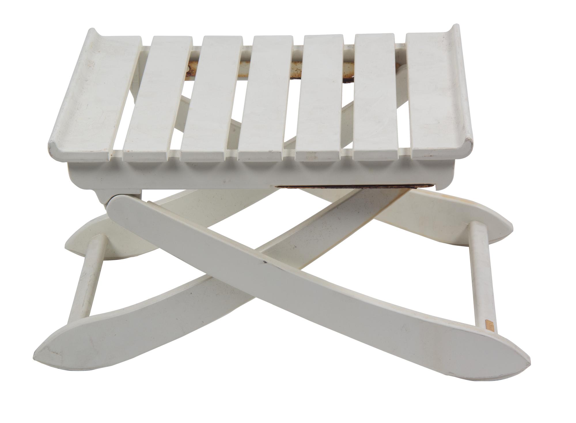 A Collection of Pool Furniture Length of oval table 85 1/2 inches x width 37 1/2 inches x height 29 inches.