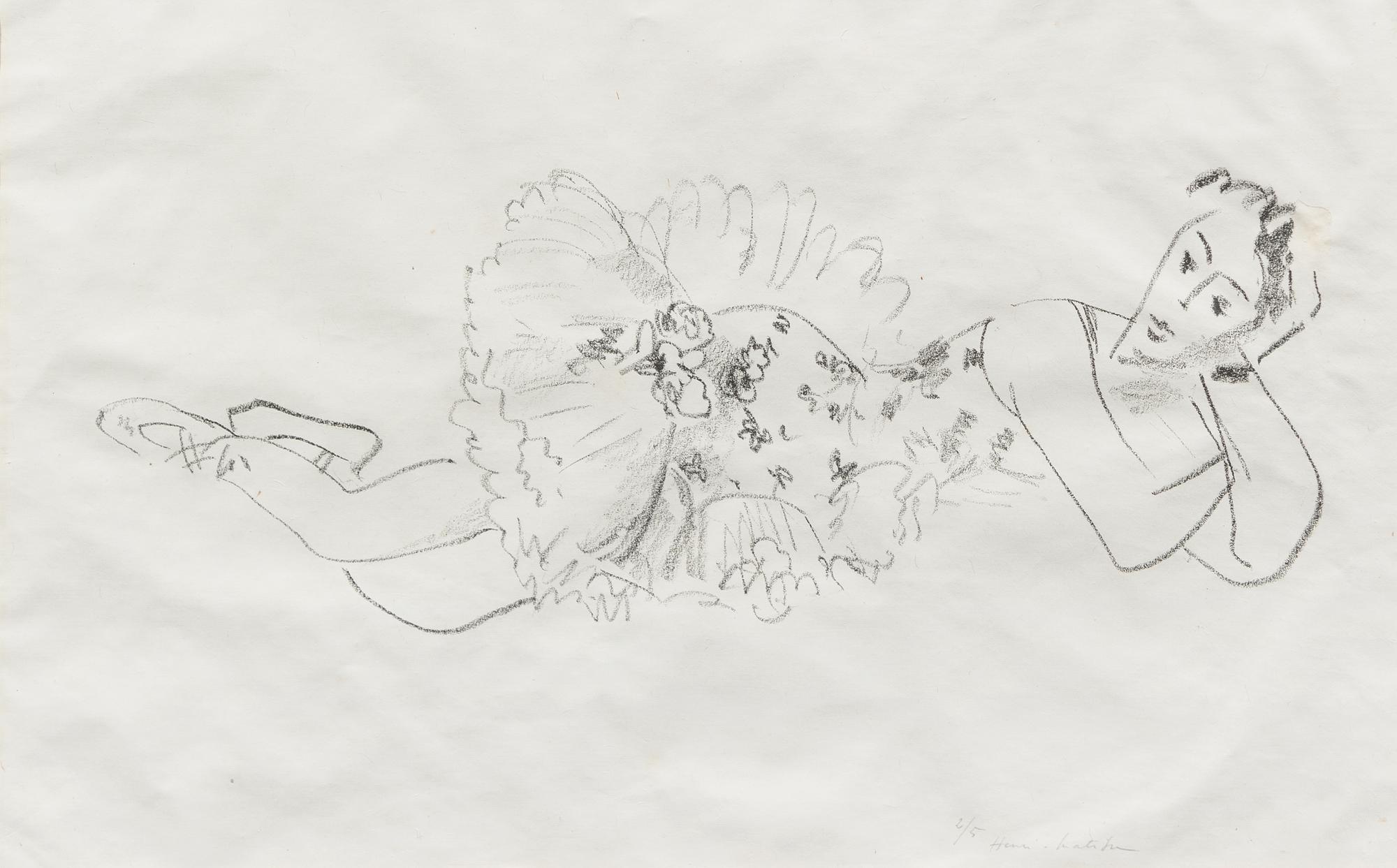 Henri Matisse, (French, 1869-1954), La Danseuse Allongee. Limited, signed.