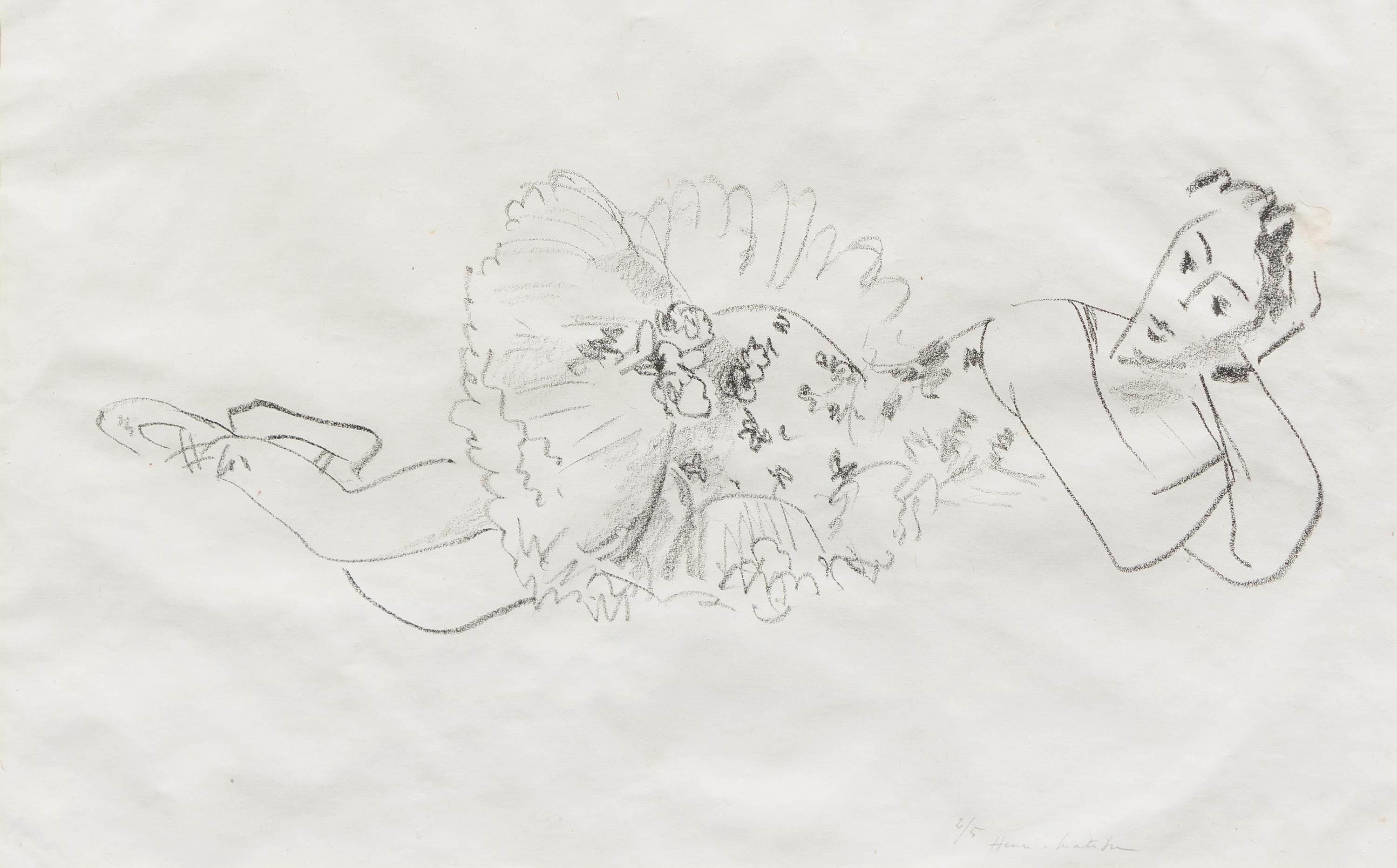 Henri Matisse, (French, 1869-1954), La Danseuse Allongee. Limited, signed.