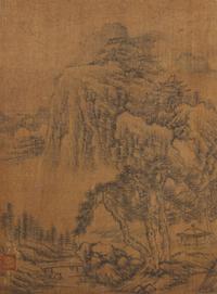After Wu Li, (Chinese, 1632-1718), depicting mountainous landscape scenes.