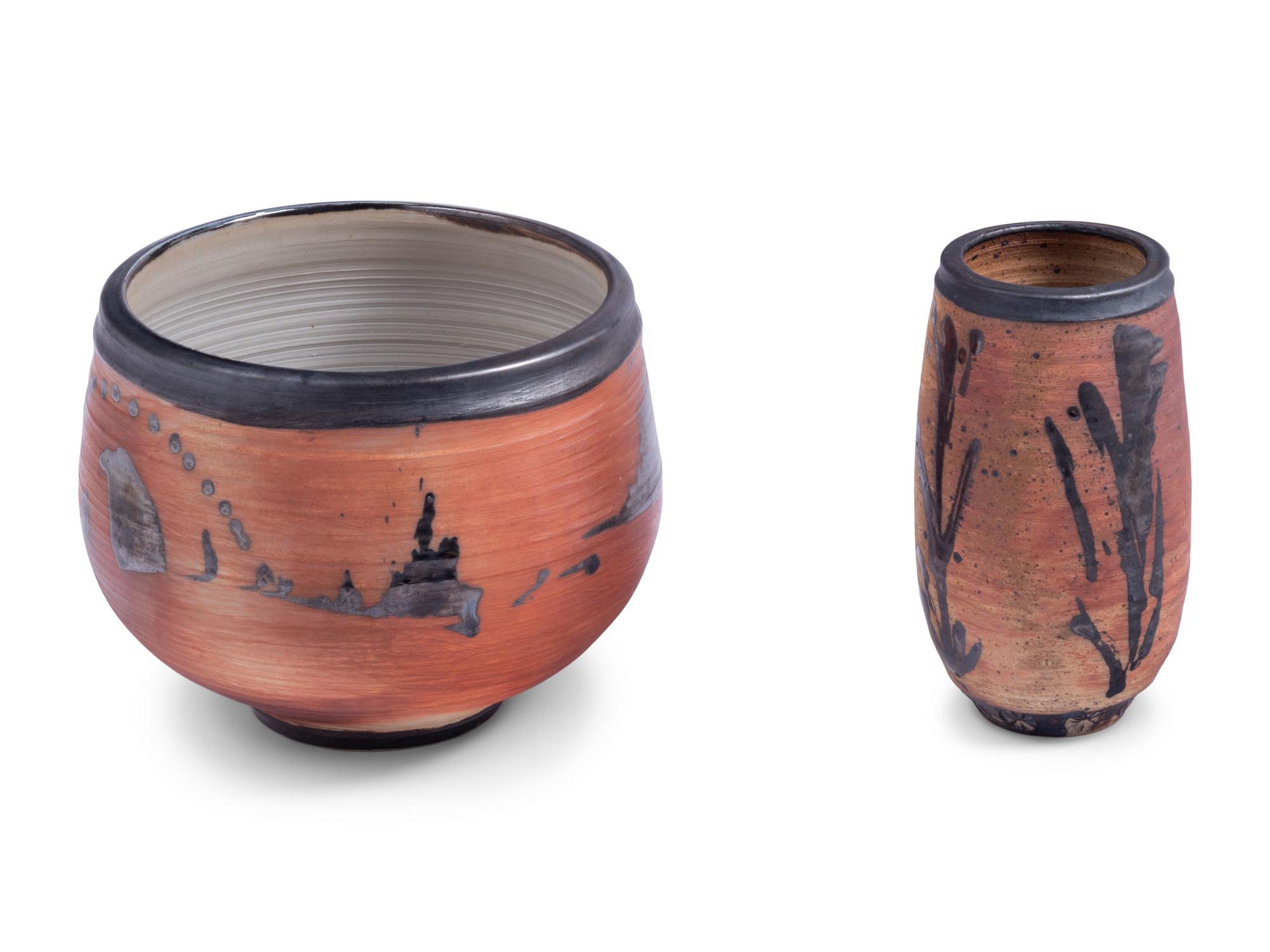 Two Illustrated Vessels, c. 1998