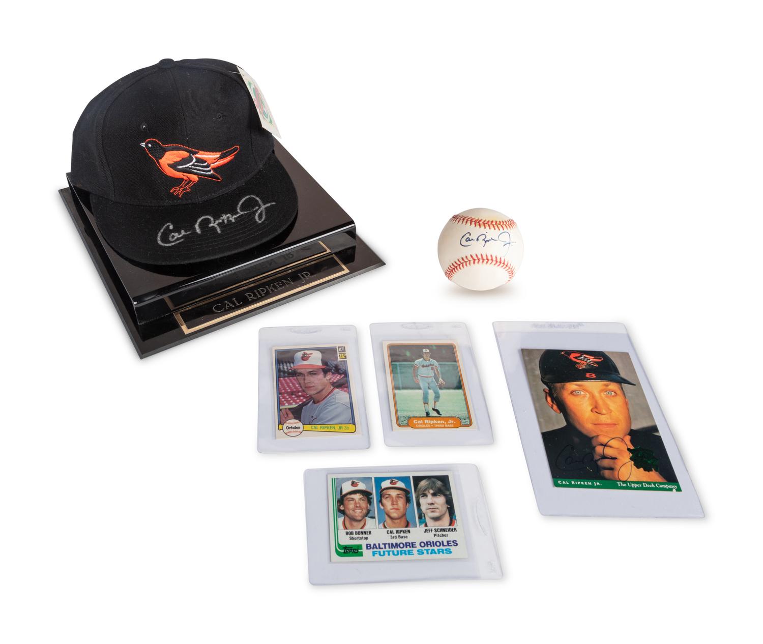 A Cal Ripken Jr. Collection Including Signed Autographs and Rookie Cards