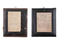 [EARLY PHOTOGRAPHY]. 6 European daguerreotypes of children in passe partout mounts.