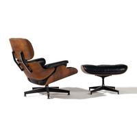 Charles and Ray Eames (American, 1907–1978 | 1913–1988) — Lounge chair and ottoman, model 670/671