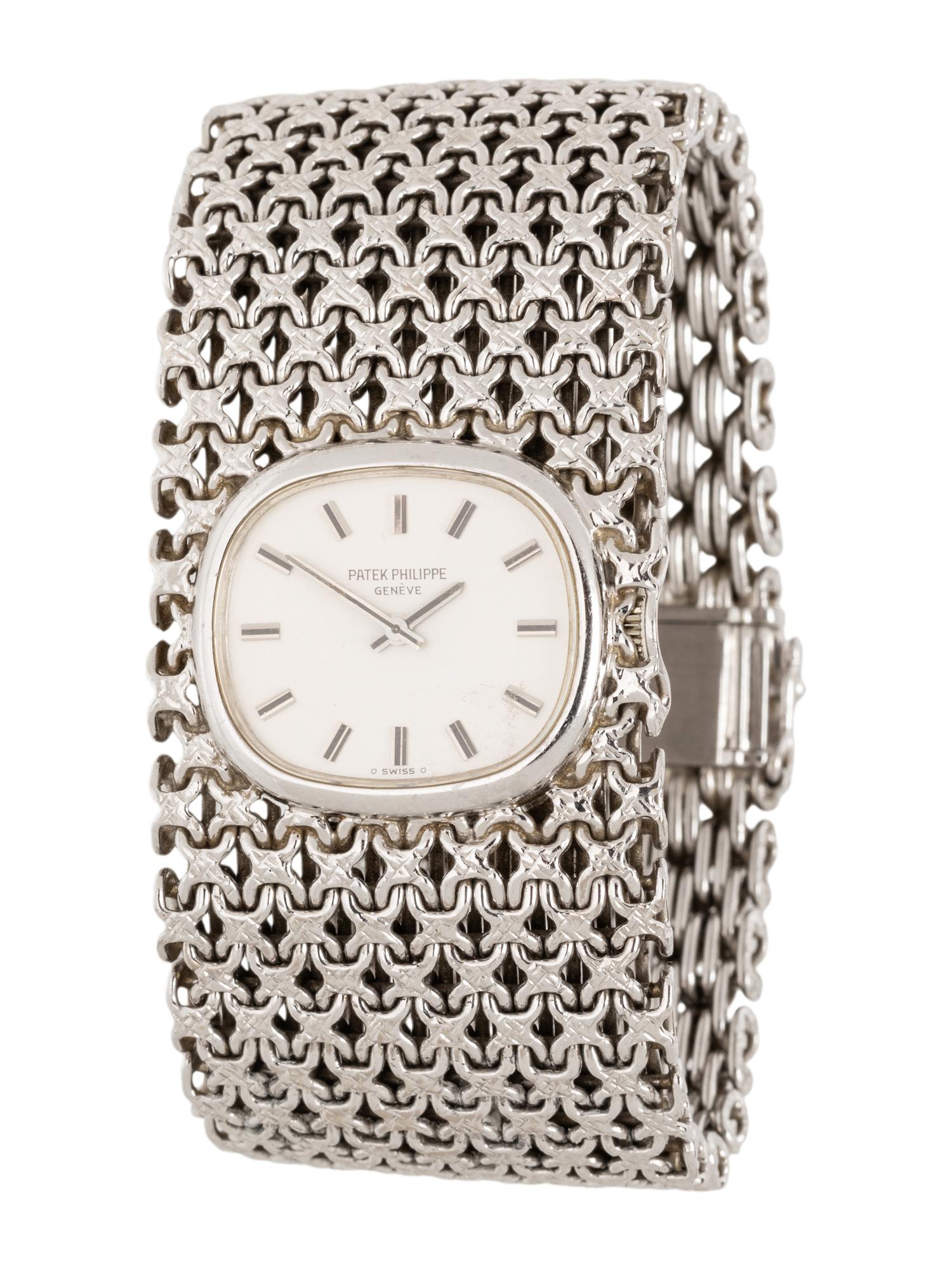 PATEK PHILIPPE, REF. 4151/1 18K WHITE GOLD WATCH