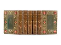 [BONAPARTE, Napoleon (1769-1821)]. [The Napoleon Series]. HAZLITT, William (1778-1830). Life of Napoleon Bonaparte . 6 volumes. -- BOURRIENNE, Louis Antoine Fauvelet de (1769-1834). Memoirs of Napoleon Bonaparte . 4 volumes. -- JUNOT, Laure, Duchesse D'Abrantes (1784-1838). Memoirs of Madame Junot . 6 volumes. -- TALLEYRAND, Charles-Maurice, prince de (1754-1838). Memoirs of the Prince de Talleyrand . 5 vols. London: The Grolier Society, [ca 1905].