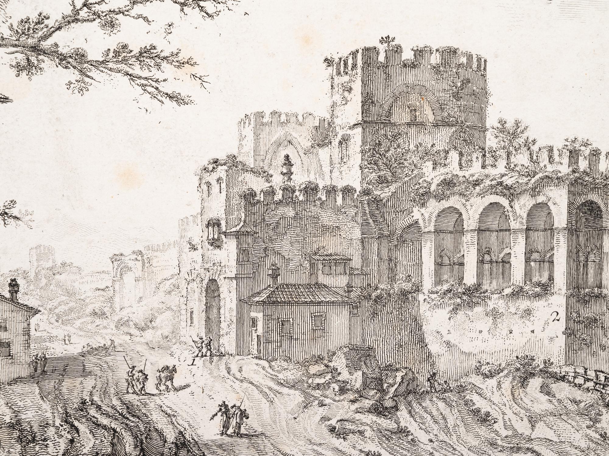 Veduta del Sepolcro Caio Cestio (View of the Tomb of Caius Cestius)