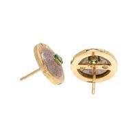 RICHARD KIMBALL, TSAVORITE GARNET EARRINGS
