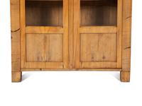 A Pair of Biedermeier Figured Birch Bookcases