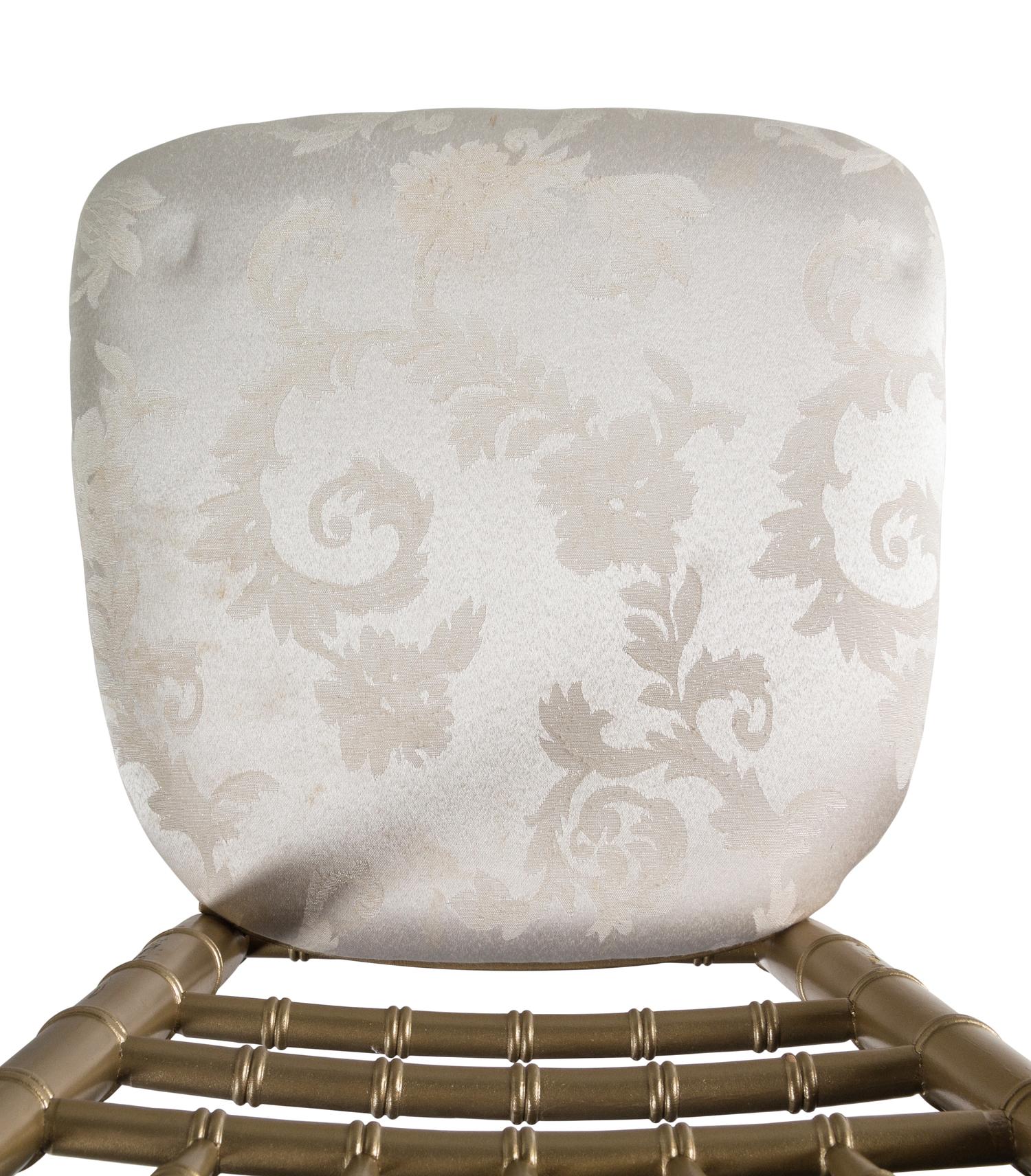 A Set of Twelve Gold-Painted Ballroom Chairs