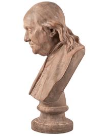 A Plaster Bust of Benjamin Franklin